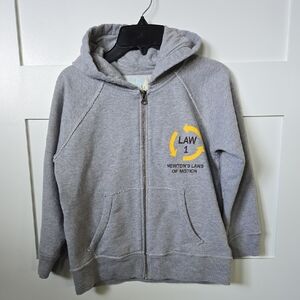 Peek Surplus Goods Sgt. Fletcher Gray Hoodie with  Newton's Laws Graphic XL 10